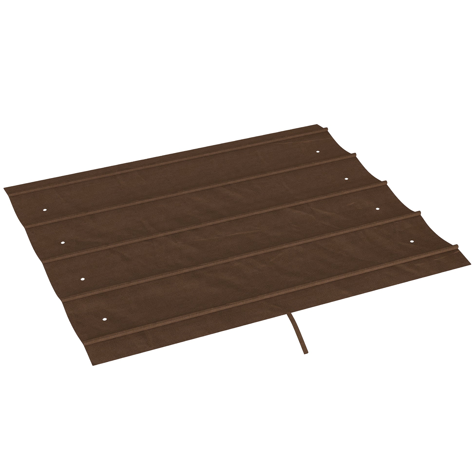 Outsunny Techo De Pérgola Retráctil 3x2,5 M Para Marco De Pérgola De 3x2 M Café_0