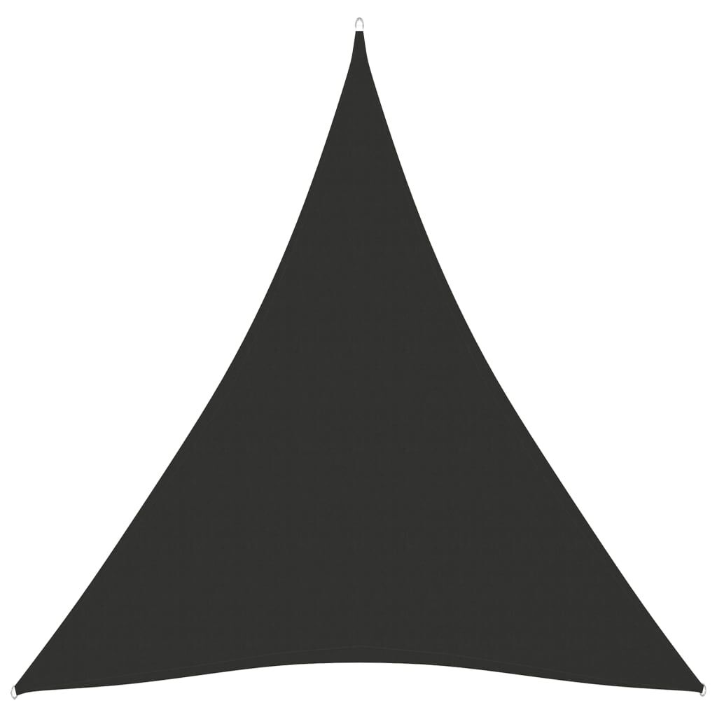 Vidaxl Toldo De Vela Triangular Tela Oxford Gris Antracita 4x5x5 M_1