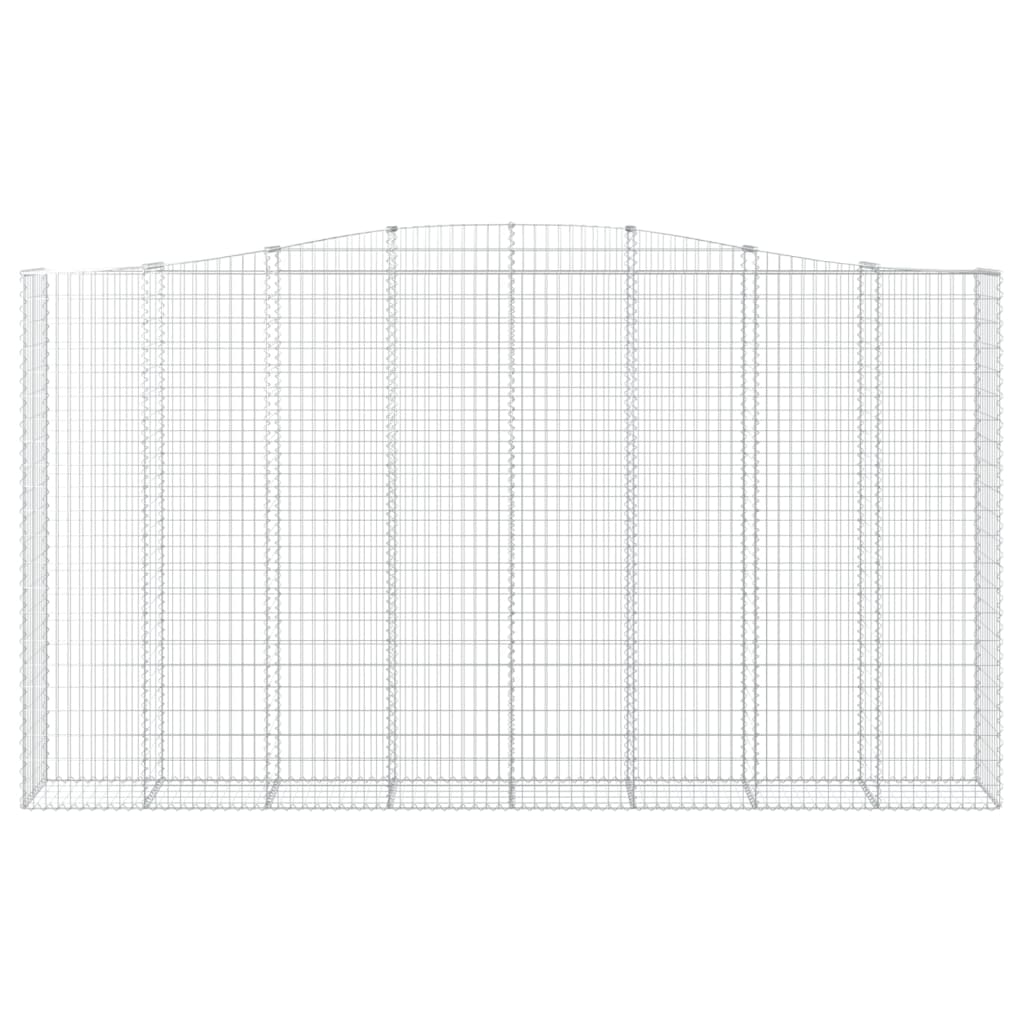 Cestas De Gaviones 5 Uds Forma De Arco Hierro 400x50x220/240 Cm_3