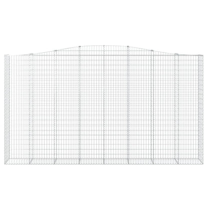 Cestas De Gaviones 4 Uds Forma De Arco Hierro 400x50x220/240 Cm_3