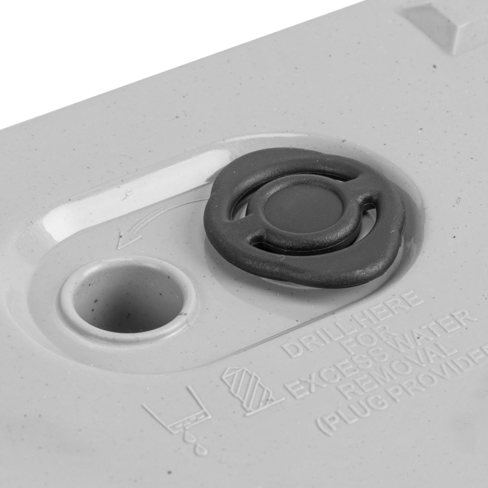 Macetero Color Cemento, Con Depósito, Colección Furu, De 24 X 24 X 23,5 Cm, Capacidad De 7,5 L._4