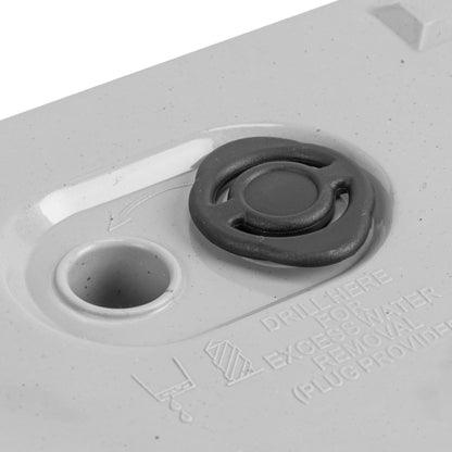 Macetero Color Cemento, Con Depósito, Colección Furu, De 24 X 24 X 23,5 Cm, Capacidad De 7,5 L._4