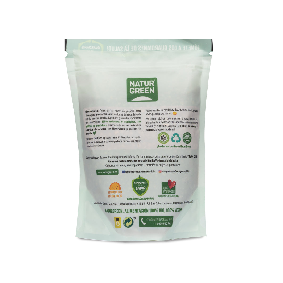 Lentejas Dupuy Naturgreen, 500 g
