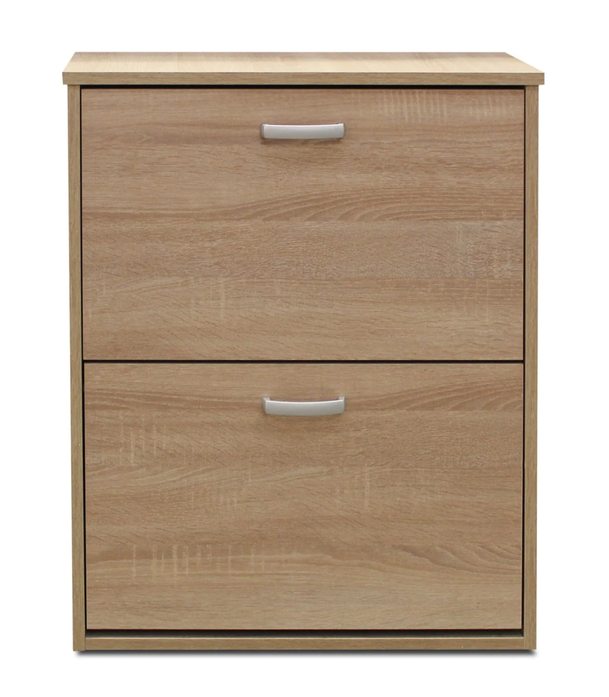 Mueble Zapatero Eco De 2 Puertas Acabado Roble Cambrian, 61 Cm(ancho) 74 Cm(altura) 25 Cm(_0