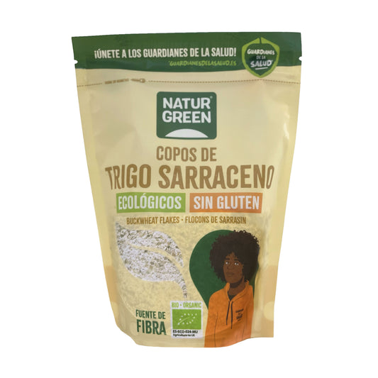 Copos de Trigo Sarraceno BIO Sin Gluten Naturgreen 250 g