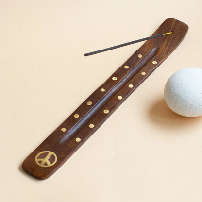 Incensario Decorativo Puntos y Estrellas SYS Aromas | Portaincienso de Madera | Para Sticks y Varillas de Incienso_2