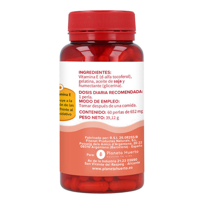 Vitamina E 400 U.I Planeta Huerto 60 perlas