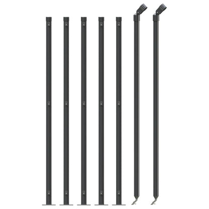 Cerca De Alambre Con Brida Gris Antracita 1x10 M / Vetonek_2