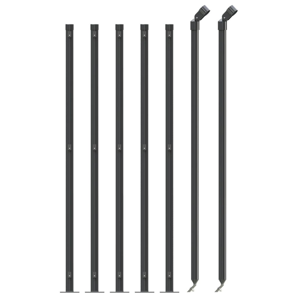 Cerca De Alambre Con Brida Gris Antracita 1x10 M / Vetonek_1