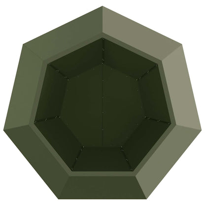 Jardinera Verde Oliva 100 X 100 X 80 Cm Acero_5