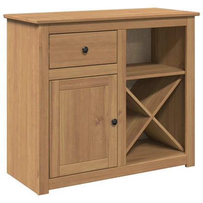 Aparador Con Cajón Panama Madera Maciza Pino 93x40x80 Cm / Vetonek_1