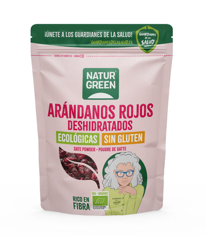 Arándanos Rojos Deshidratados Bio Naturgreen 125 g