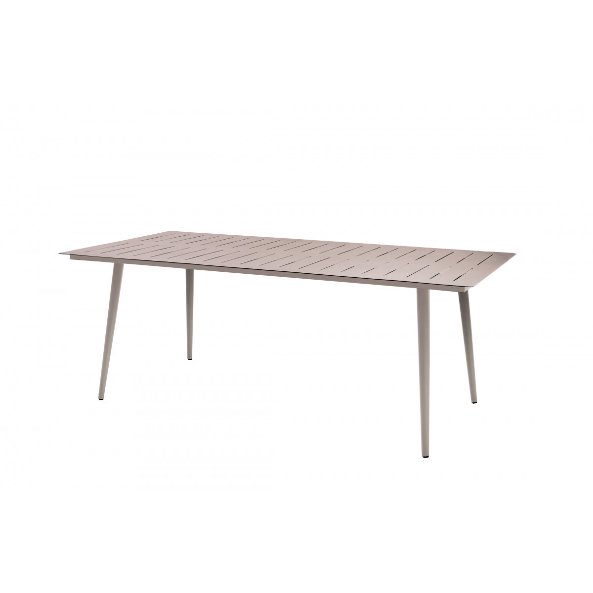 Mesa De Jardín Rectangular 8 Personas Inari Taupe Aluminio 200x100cm - Muebles De Jardín_0