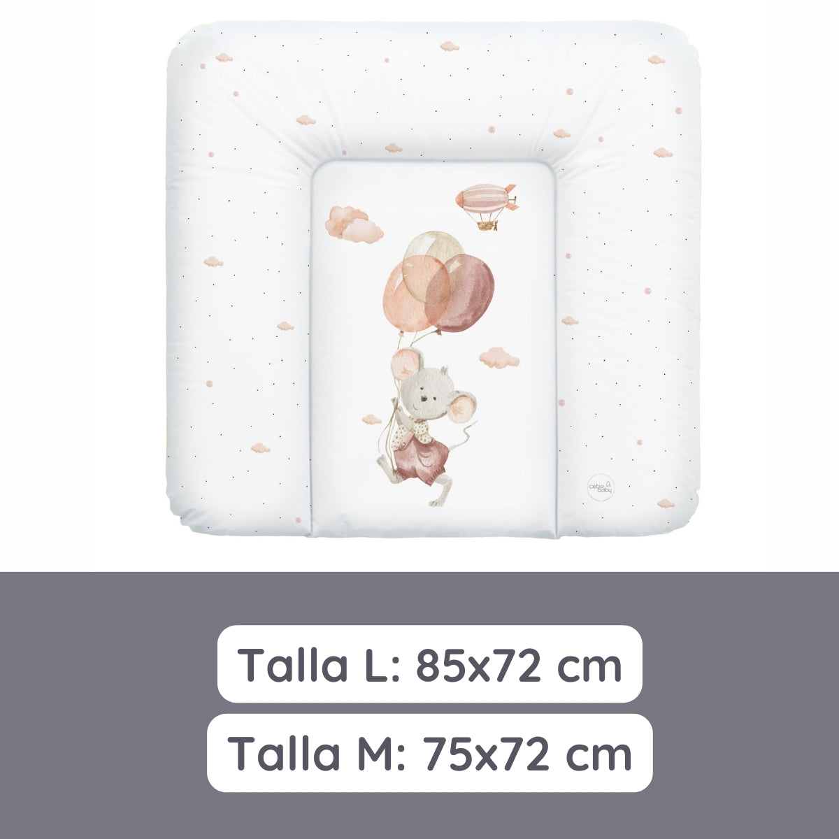 Cambiador Blando Para Comoda T-m Basic Mouse_4