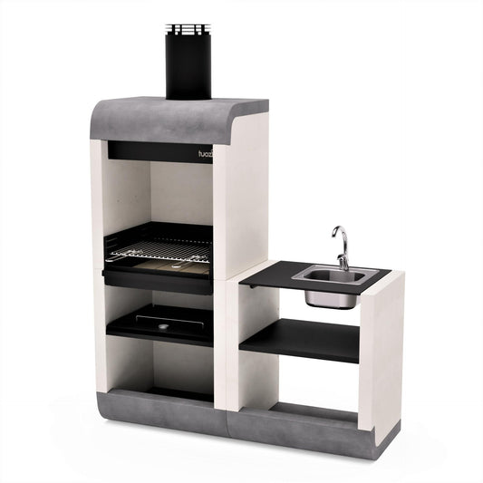 Barbacoa Sud Plus con fregadero Tuozi