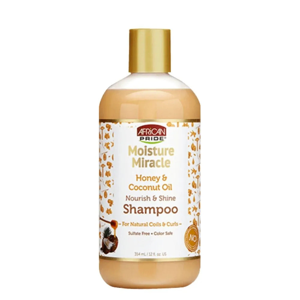 African Pride Moisture Miracle Nourish And Shine Champú 354ml_0
