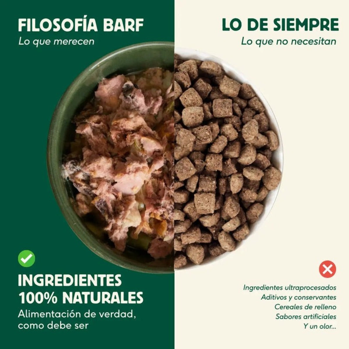 Lata Filosofía BARF de ATÚN Y PAVO Wild Balance 400gr
