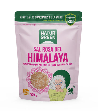 Sal rosa del Himalaya gruesa Naturgreen 500 g