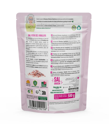 Sal rosa del Himalaya gruesa Naturgreen 500 g
