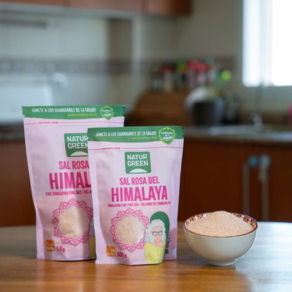 Sal rosa del Himalaya fina Naturgreen 1 kg