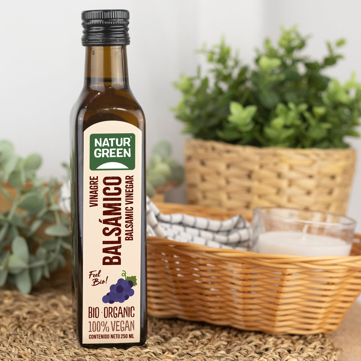 Vinagre Balsámico Bio NaturGreen, 250 ml