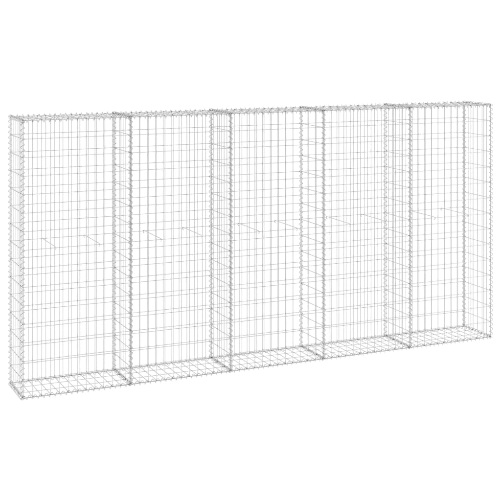 Muro De Gaviones Con Cubiertas Acero Galvanizado 300x30x150 Cm / Vetonek_0