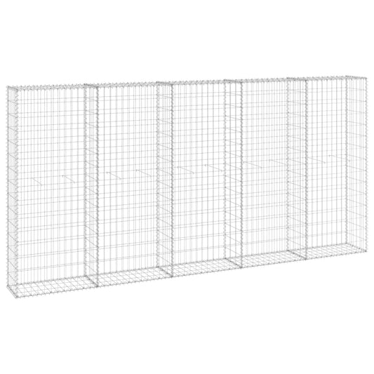 Muro De Gaviones Con Cubiertas Acero Galvanizado 300x30x150 Cm / Vetonek_0