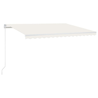 Toldo Manual Retráctil Color Crema 400x300 Cm_0