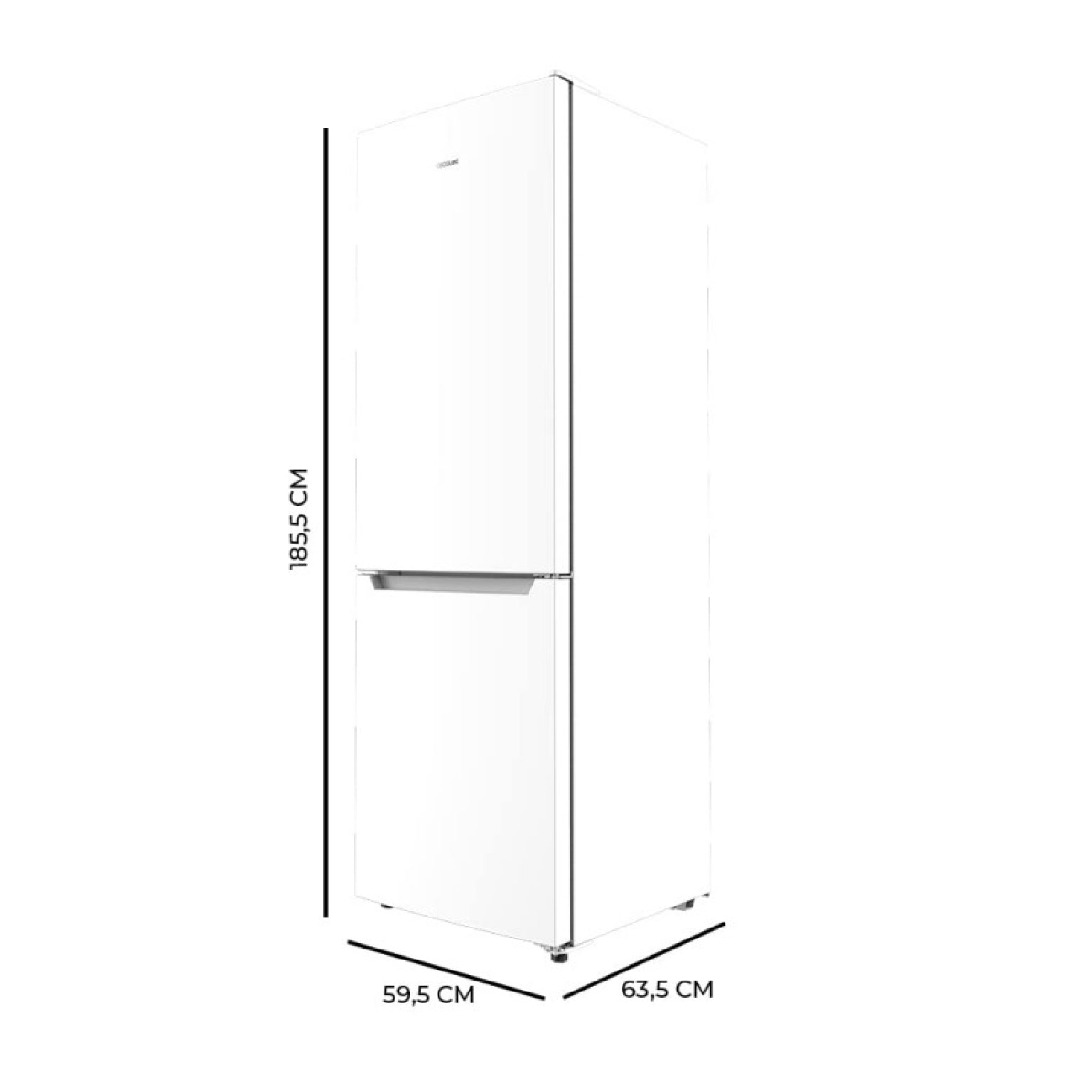 Cecotec Frigorífico Combi Bolero Coolmarket Combi 322 White E_1