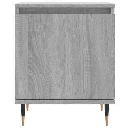 Mesita De Noche Madera De Ingeniería Gris Sonoma 40x30x50 Cm_3