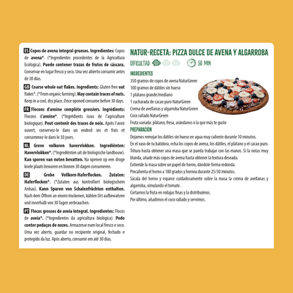 Copos de Avena Gruesos Sin Gluten Bio NaturGreen 1 Kg