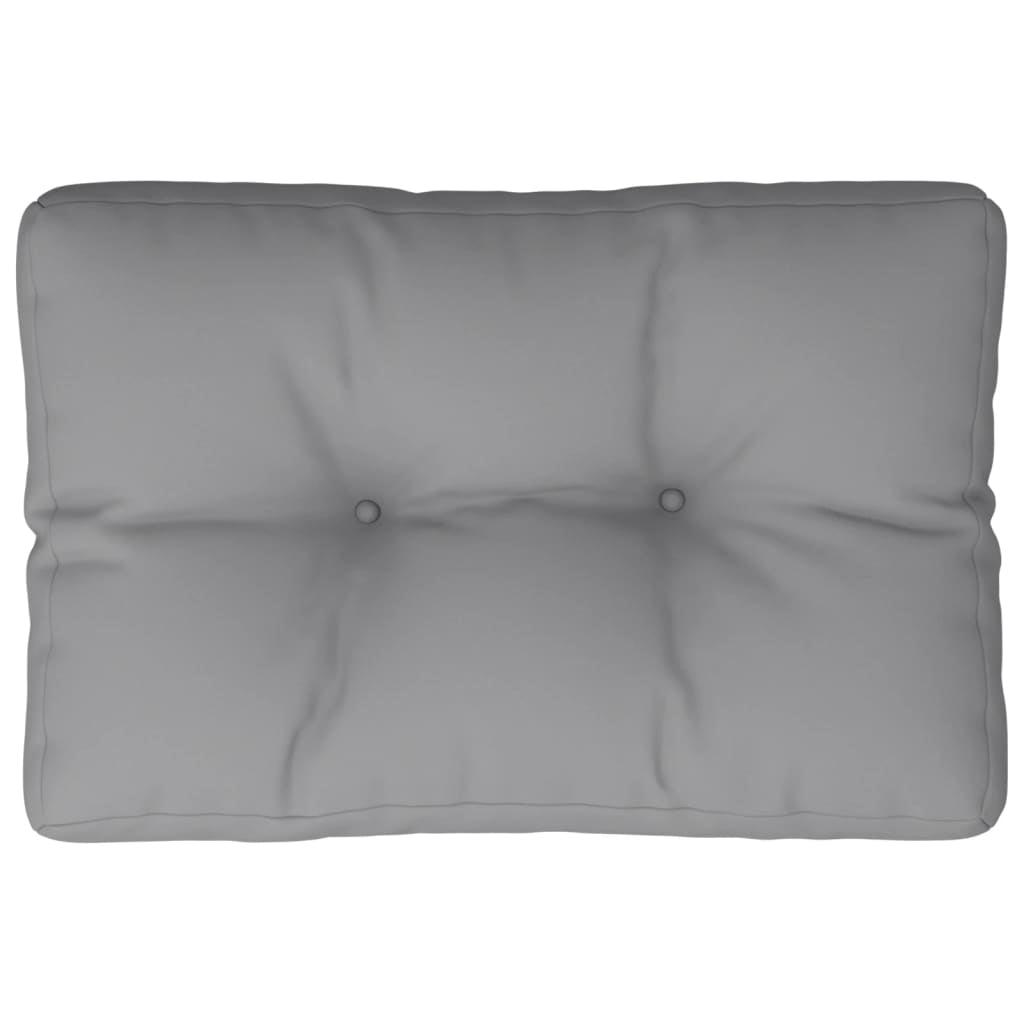 Vidaxl Cojín Para Sofá De Palets Tela Gris 60x40x12 Cm_3