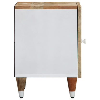 Mesitas De Noche 2 Uds Madera Maciza De Mango 40x33,5x46 Cm_3