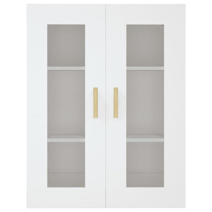 Armario De Pared Colgante Blanco 69,5x34x90 Cm / Vetonek_4