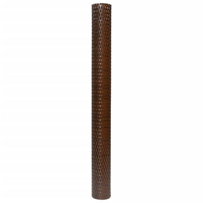 Toldo Para Balcón Ratán Sintético Marrón Y Negro 500x80 Cm / Vetonek_4