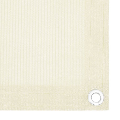 Vidaxl Toldo Para Balcón Hdpe Crema 75x500 Cm_1