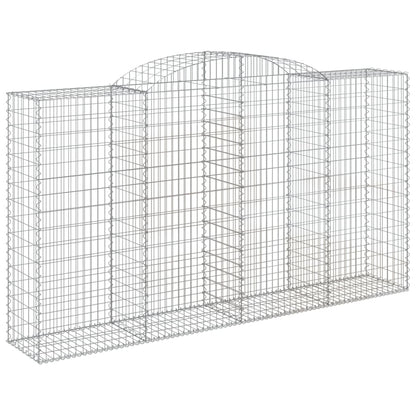 Cestas Gaviones 20 Uds Forma De Arco Hierro 300x50x160/180 Cm_2