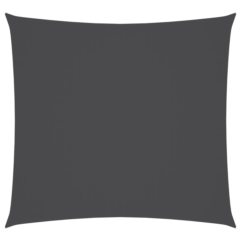 Toldo De Vela Cuadrado Tela Oxford Gris Antracita 7x7 M_0