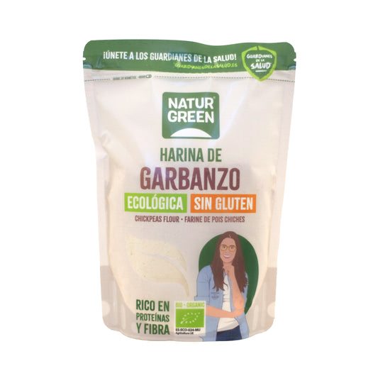 Harina Garbanzo Bio Sin Gluten NaturGreen 500 g
