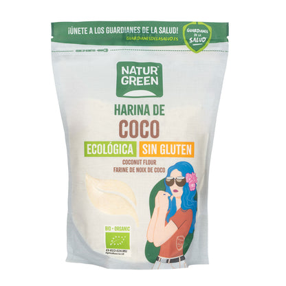 Harina de Coco Bio Sin gluten NaturGreen 500 g