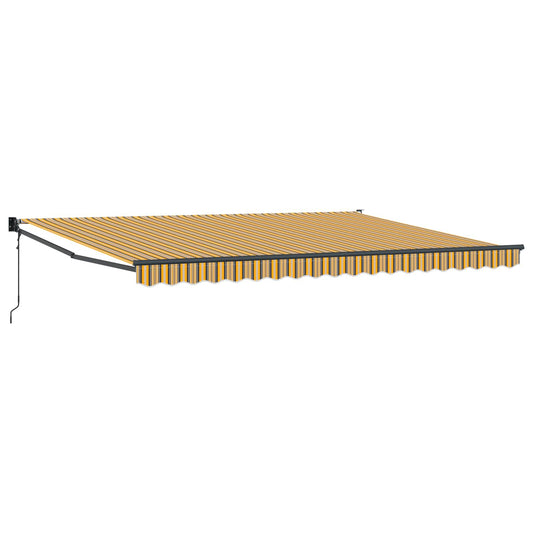 Toldo Retráctil Multicolor 450 X 300 Cm Poliéster Y Metal_0