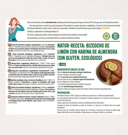 Harina de Almendra BIO sin gluten NaturGreen 300g