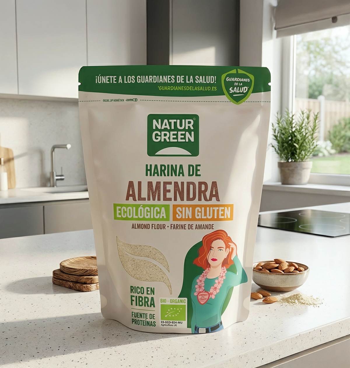 Harina de Almendra BIO sin gluten NaturGreen 300g