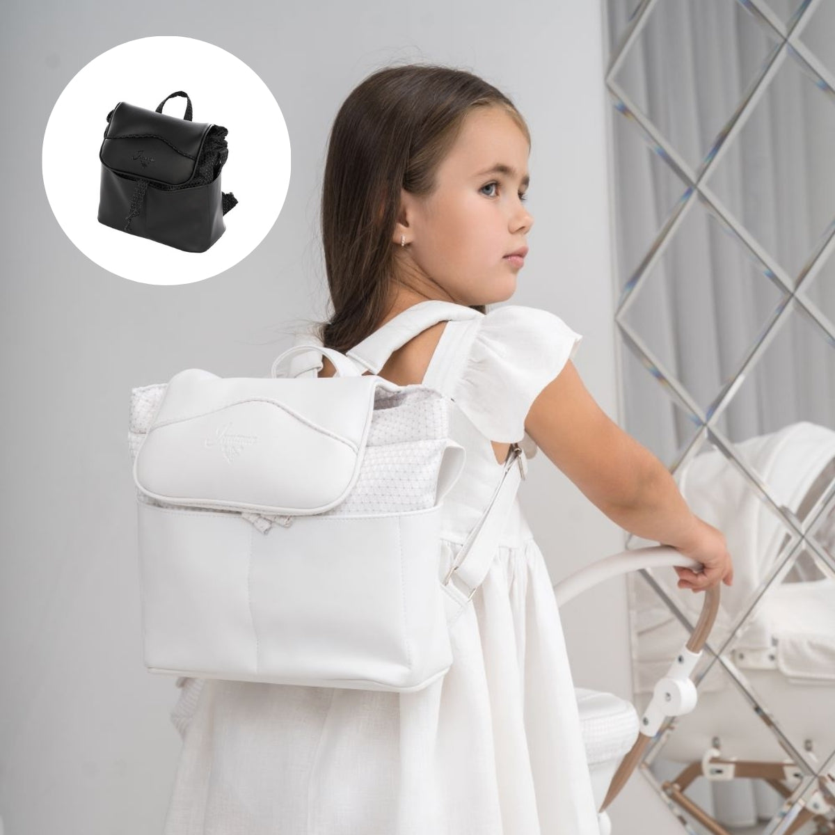 Carro De Muñecas Dolce Classic_black-silver