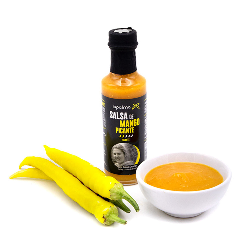 Salsa Picante Amarilla De Mango 3-pack Granada La Palma Productos De La Huerta A La Casa_0