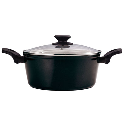 Batería Cocina Inducción 4 Piezas, Antiadherente Sin Pfoa, Aluminio Forjado, Cazuela Sartenes Fagor Vivant 424 Negro_4