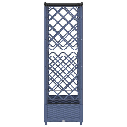 Cama Elevada Con Trellis Y Techo Gris 164 X 40 X 121 Cm Pp_3