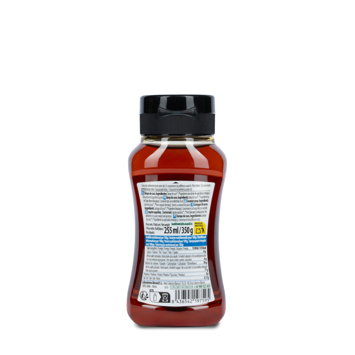 Sirope de coco BIO Naturgreen 255 ml / 350 g