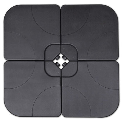 Vidaxl Sombrilla De Jardín Con Base Portátil Aluminio Verde_4