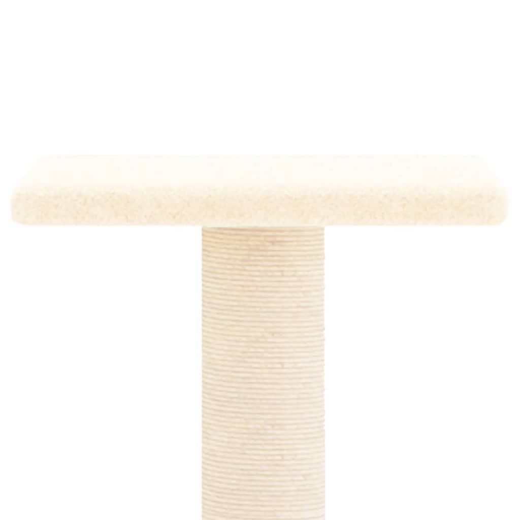 Vidaxl Rascador Para Gatos Con Postes De Sisal Color Crema 73 Cm_3